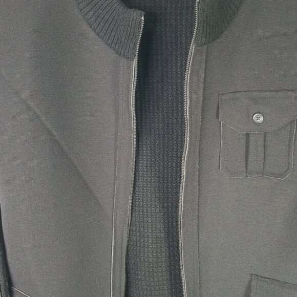 Rudsak Men's Sweater Size XXL Black Full Zip Edam Cardigan - Picture 7 of 10